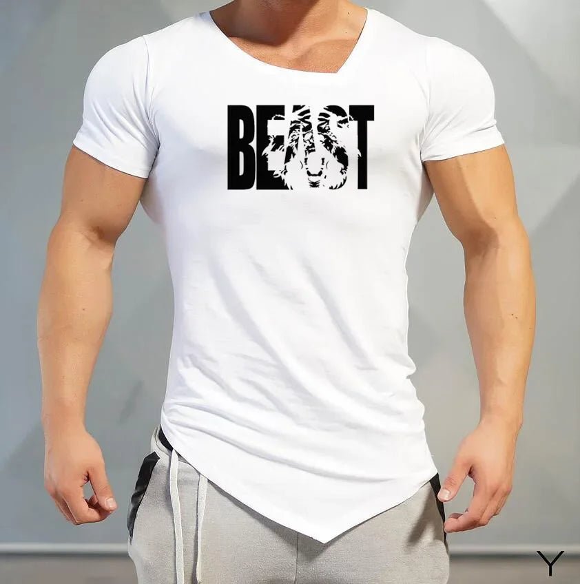 Muscleguys Mens T-Shirts gym Brand Fitness Bodybuilding Workout Clothes Man Cotton Sporting T Shirt Men plus sizeEstaliosFitEstaliosFit184449814;2026057;1778180409PpxbY