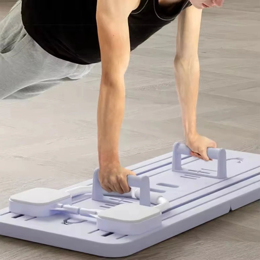 4-in-1 Ab Wheel Roller with Elbow Support — Home Gym Core Trainer.