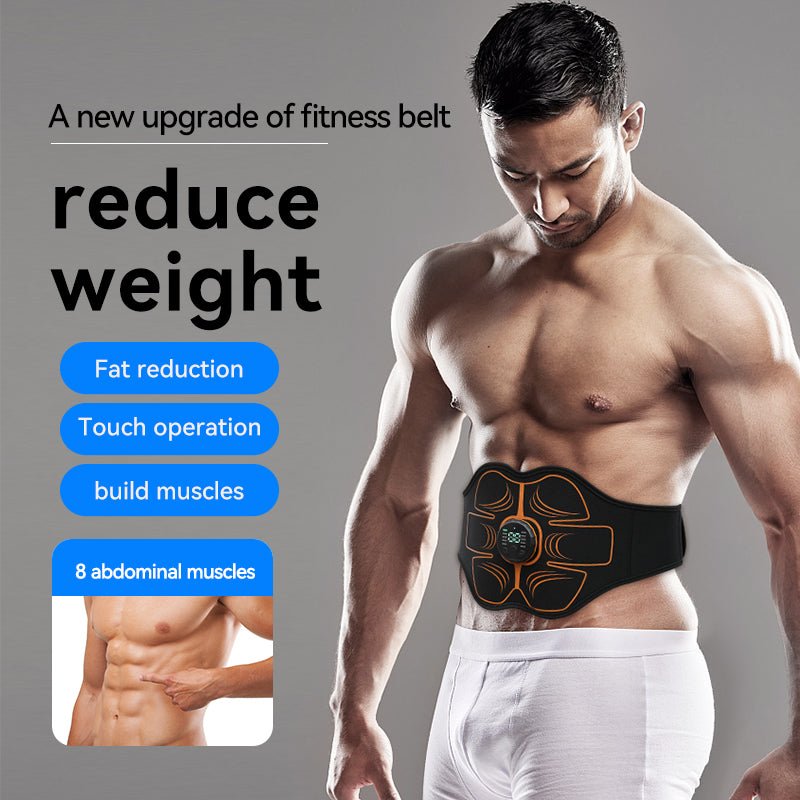 New EMS Massage Belt Home Training Exercise Abdominal Fitness Equipment Lazy Fitness Abdominal Muscle Patch Fitness Equipment for Men and Women.