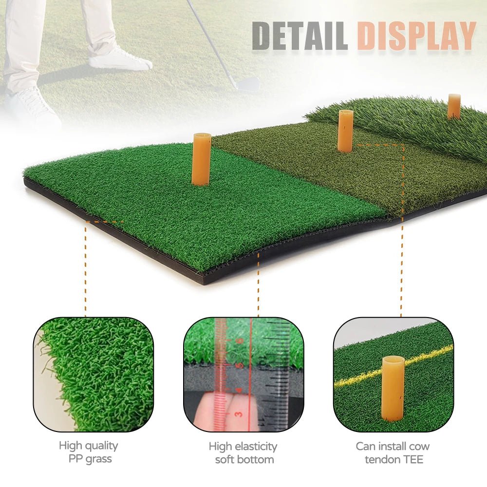 New Golf Hitting Mat Indoor Outdoor Golf Training Aids 4 Styles Mini Practice Durable PP Grass Pad Backyard Exercise Drop ShipEstaliosFitEstaliosFit183651641;20260421;1776809252AlEJ0