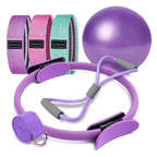 NEW Pilates Ball And Ring Set Pilates Fitness Ring Resistance Band Exercise Workout Fitness Equipment For Pregnancy PostpartumEstaliosFitEstaliosFit184448045;2026057;1778180122BQvQ5