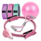 NEW Pilates Ball And Ring Set Pilates Fitness Ring Resistance Band Exercise Workout Fitness Equipment For Pregnancy PostpartumEstaliosFitEstaliosFit184448050;2026057;1778180126hsYBF