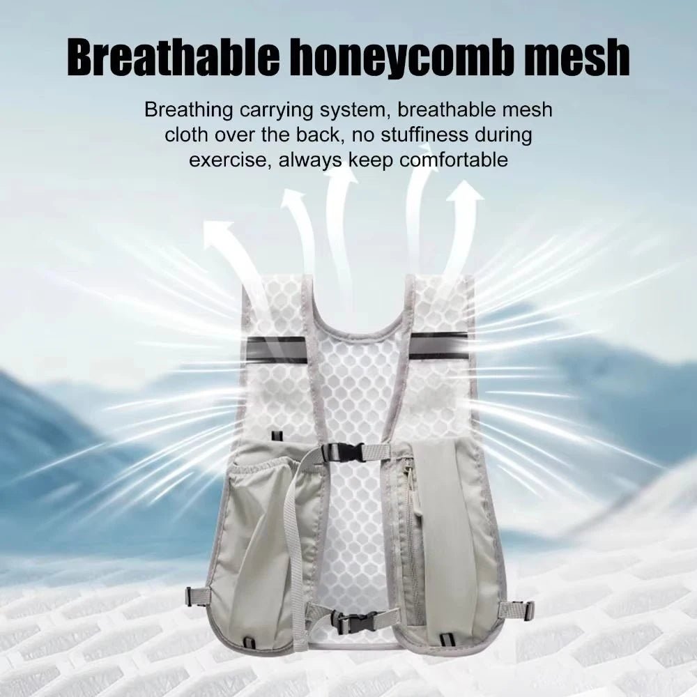 New Running Water Bottle Storage Vest Lightweight Running Vest Hydration Water Chest Pack With Phone HolderEstaliosFitEstaliosFit183652378;20260421;1776809384rKtzv