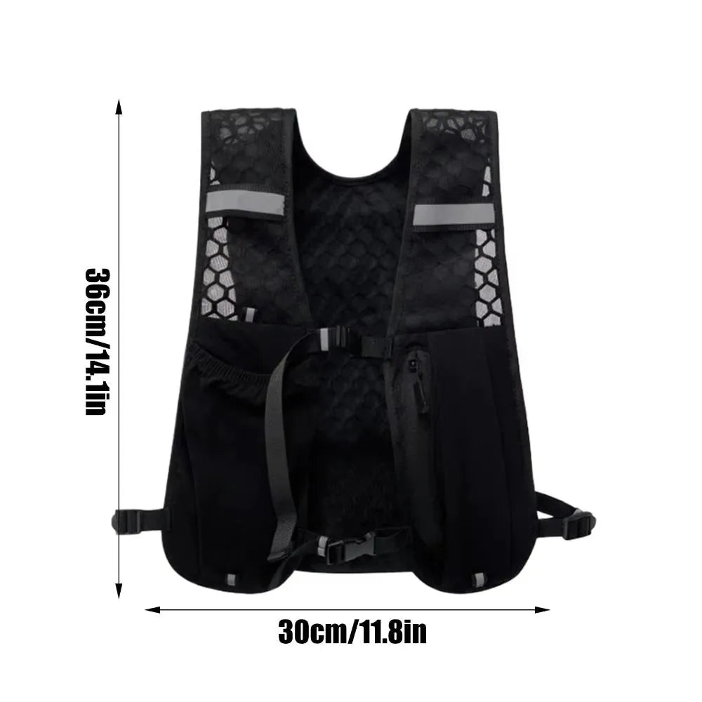 New Running Water Bottle Storage Vest Lightweight Running Vest Hydration Water Chest Pack With Phone HolderEstaliosFitEstaliosFit183652378;20260421;1776809384rKtzv