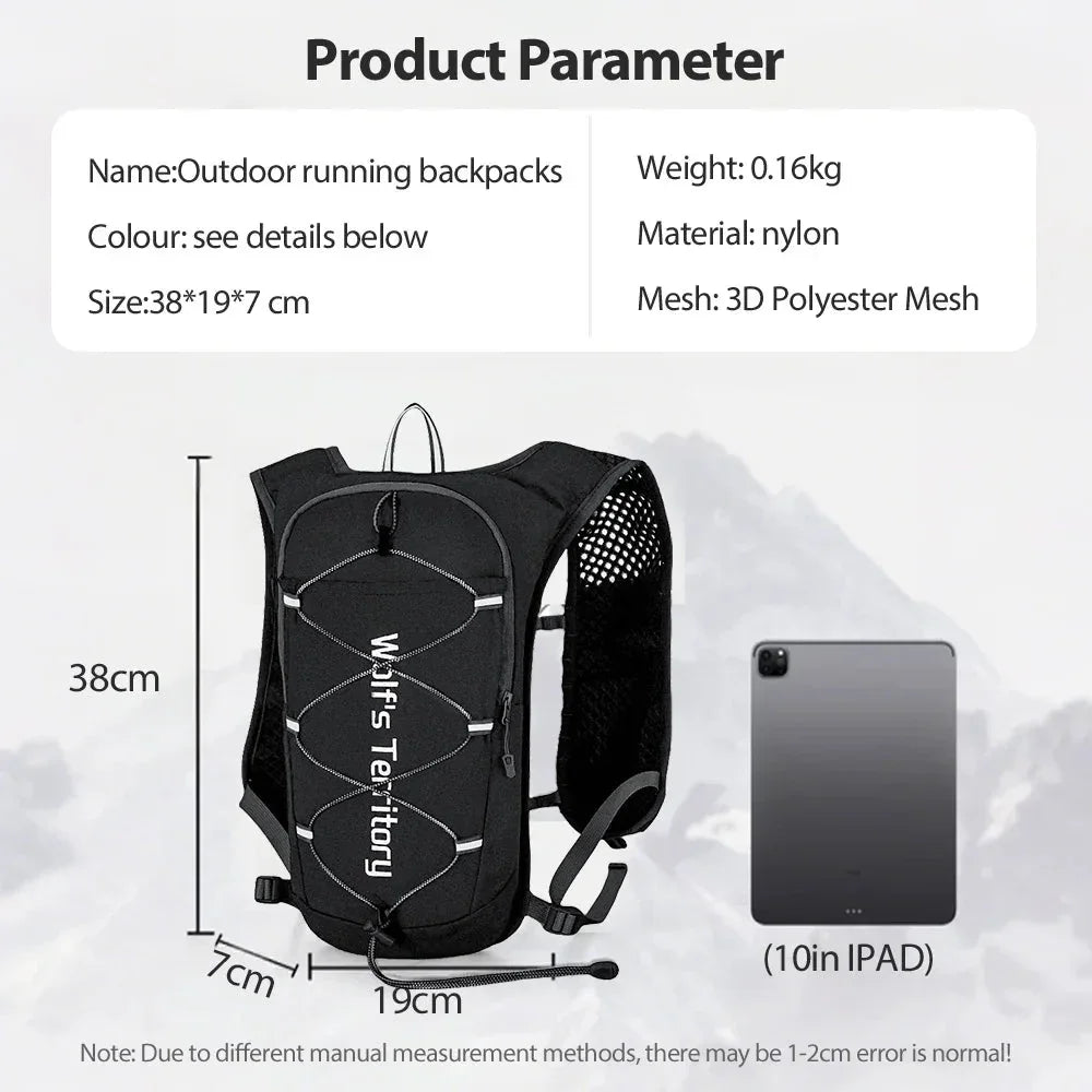 NEWBOLER Outdoor Trail Running Ultralight Backpack Running Hydration Vest Breathable Marathon Running Backpack Water BottleEstaliosFitEstaliosFit183652547;20260421;1776809386CppoF