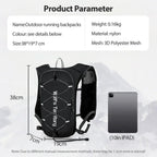 NEWBOLER Outdoor Trail Running Ultralight Backpack Running Hydration Vest Breathable Marathon Running Backpack Water BottleEstaliosFitEstaliosFit183652547;20260421;1776809386CppoF