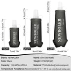 NEWBOLER Water Bottle TPU Folding Soft Flask Sport Water Bottle 150/250/500ml Collapsible Water Bottle Running Camping HikingEstaliosFitEstaliosFit183652113;20260421;1776809358K7DFe