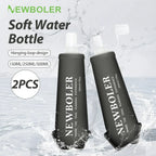 Antibacterial Folding Water Bottle - TPU, 150-500ml