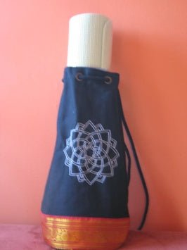 OMSutra Kids Mandala Yoga Mat Bag with Saree LaceDC - OMSutraEstaliosFitDC-329898Sports & Fitness