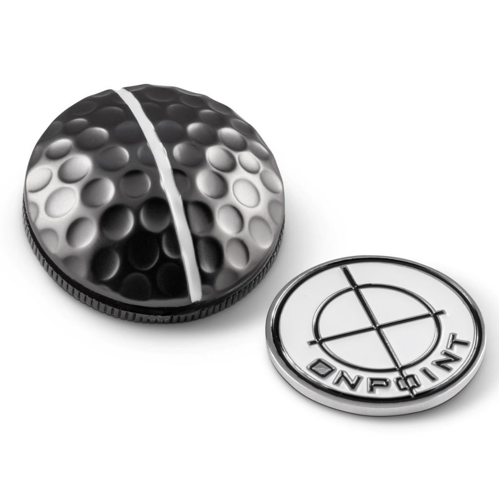 Golf Ball Marker – One – Rail Alignment Design