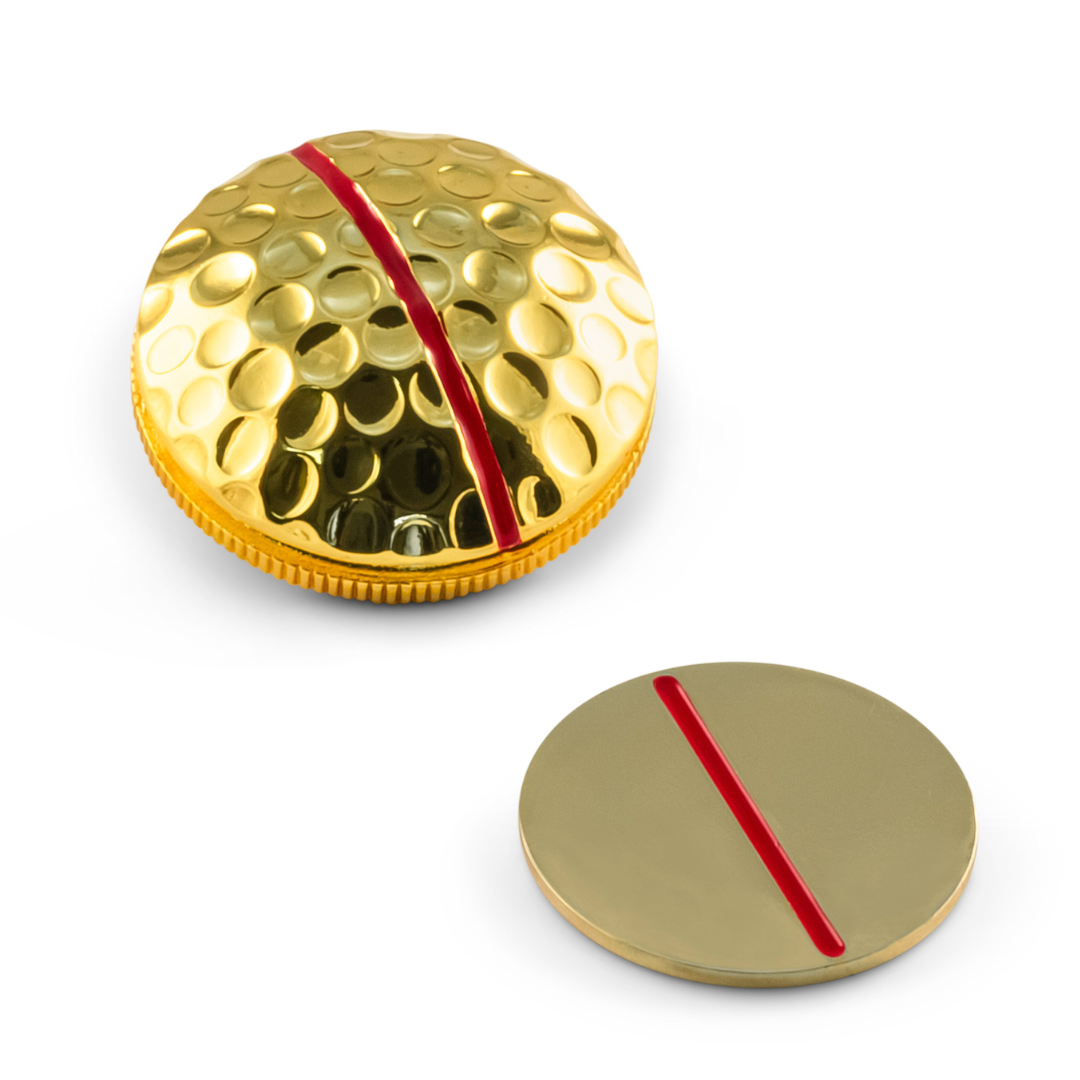 Golf Ball Marker – One – Rail Alignment Design
