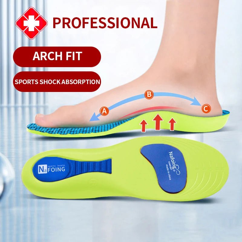 Shock-Absorbing Arch Support Insoles – Plantar Fasciitis