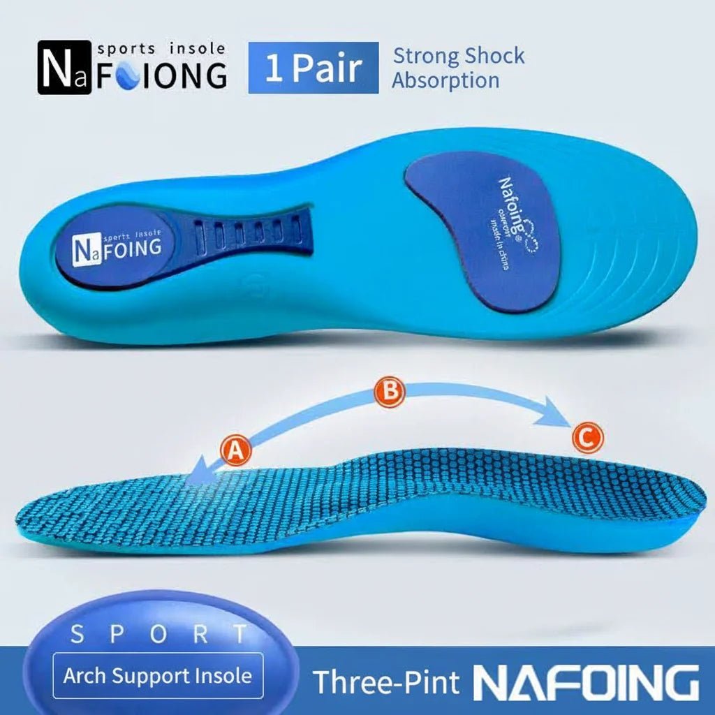 Orthopedic Insoles for Feet Sport Shock - absorbing Insole for Shoes Arch Support Plantar Fasciitis Templates Pads Men Women SoleEstaliosFitEstaliosFit184818889;20260516;17789731216Wg4H