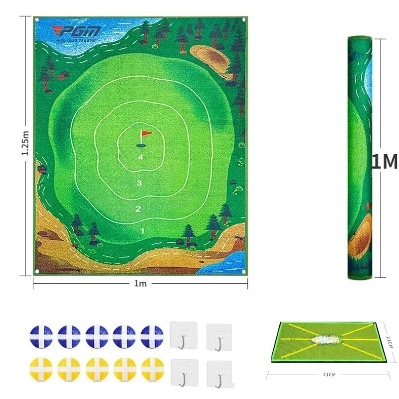 PGM DJD040 Indoor Mini Golf Suspended Dartboard Practice Outdoor Training Aid Trainer Golf Hitting MatEstaliosFitEstaliosFit183651638;20260421;1776809252OPG43