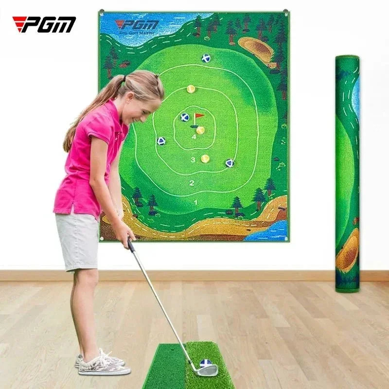 PGM DJD040 Indoor Mini Golf Suspended Dartboard Practice Outdoor Training Aid Trainer Golf Hitting MatEstaliosFitEstaliosFit183651638;20260421;1776809252OPG43