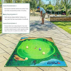 PGM DJD040 Indoor Mini Golf Suspended Dartboard Practice Outdoor Training Aid Trainer Golf Hitting MatEstaliosFitEstaliosFit183651638;20260421;1776809252OPG43
