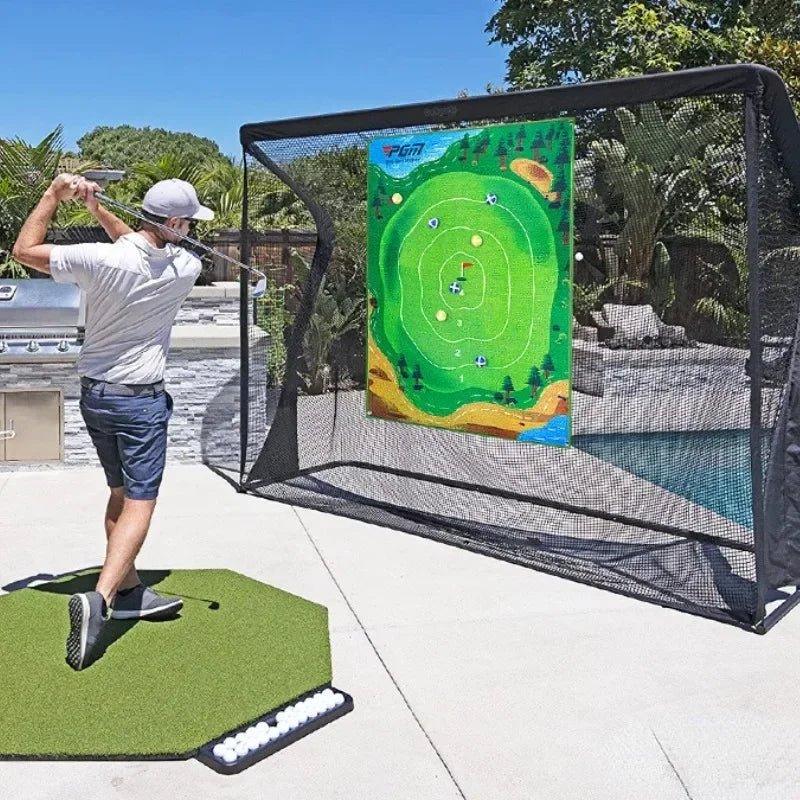 PGM DJD040 Indoor Mini Golf Suspended Dartboard Practice Outdoor Training Aid Trainer Golf Hitting MatEstaliosFitEstaliosFit183651638;20260421;1776809252OPG43