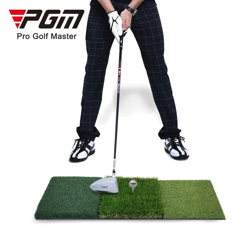 PGM Golf Hitting Mat 3 Grasses Golf Training Aids Indoor Outdoor Tri - Turf Golf Hitting Grass GolfMats Indoor Backyard DJD010EstaliosFitEstaliosFit183651764;20260421;17768093316sE18