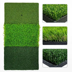 PGM Golf Hitting Mat 3 Grasses Golf Training Aids Indoor Outdoor Tri - Turf Golf Hitting Grass GolfMats Indoor Backyard DJD010EstaliosFitEstaliosFit183651764;20260421;17768093316sE18