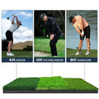 PGM Golf Hitting Mat 3 Grasses Golf Training Aids Indoor Outdoor Tri - Turf Golf Hitting Grass GolfMats Indoor Backyard DJD010EstaliosFitEstaliosFit183651764;20260421;17768093316sE18