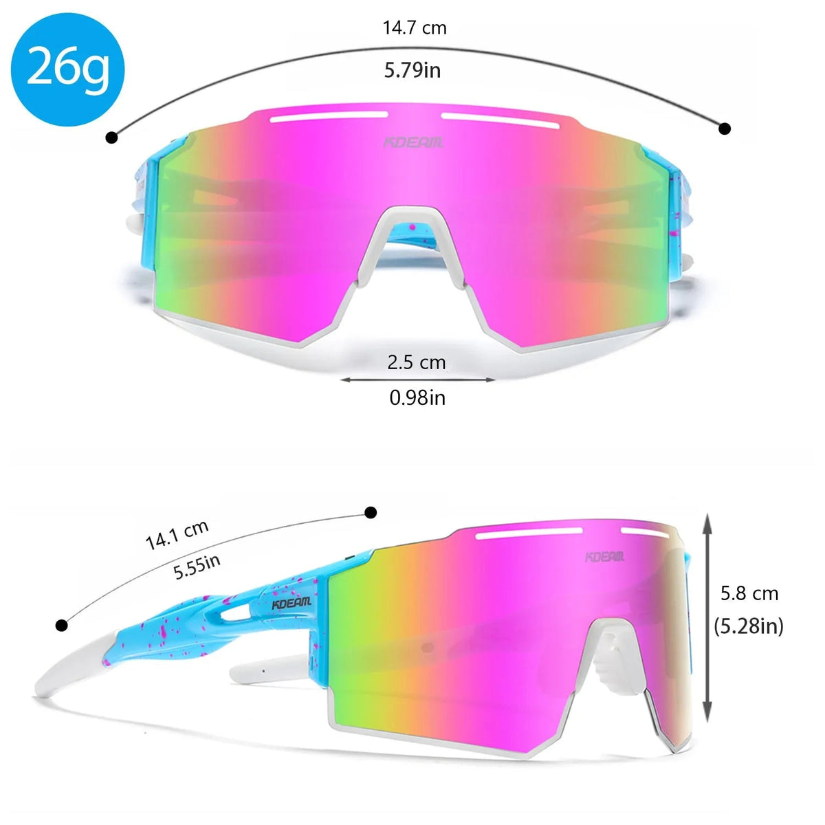 Polarized Sports Sunglasses for Cycling Running and BaseballEstaliosFitEstaliosFit184218393;2026052;1777703626J46oV