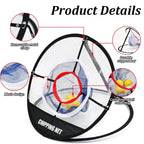 Pop Up Golf Practice Chipping Net with Golf Hitting Mat Training Target Portable Folding Net for Accuracy and Swing PracticeEstaliosFitEstaliosFit183651679;20260421;1776809254PwI3a