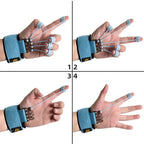 Portable Hand Gripper Silicone Finger Expander Hand Grip Wrist Strength Trainer Finger Exerciser Resistance Band Fitness.