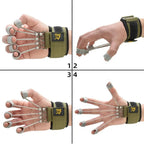 Portable Hand Gripper Silicone Finger Expander Hand Grip Wrist Strength Trainer Finger Exerciser Resistance Band Fitness.