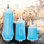 Portable TPU Folding Water Bottle Soft Flask Blue Sport Water Bottle Water Bag Collapsible Water Bottle 500ML 250ML 150MLEstaliosFitEstaliosFit183652278;20260421;1776809363vl1KT