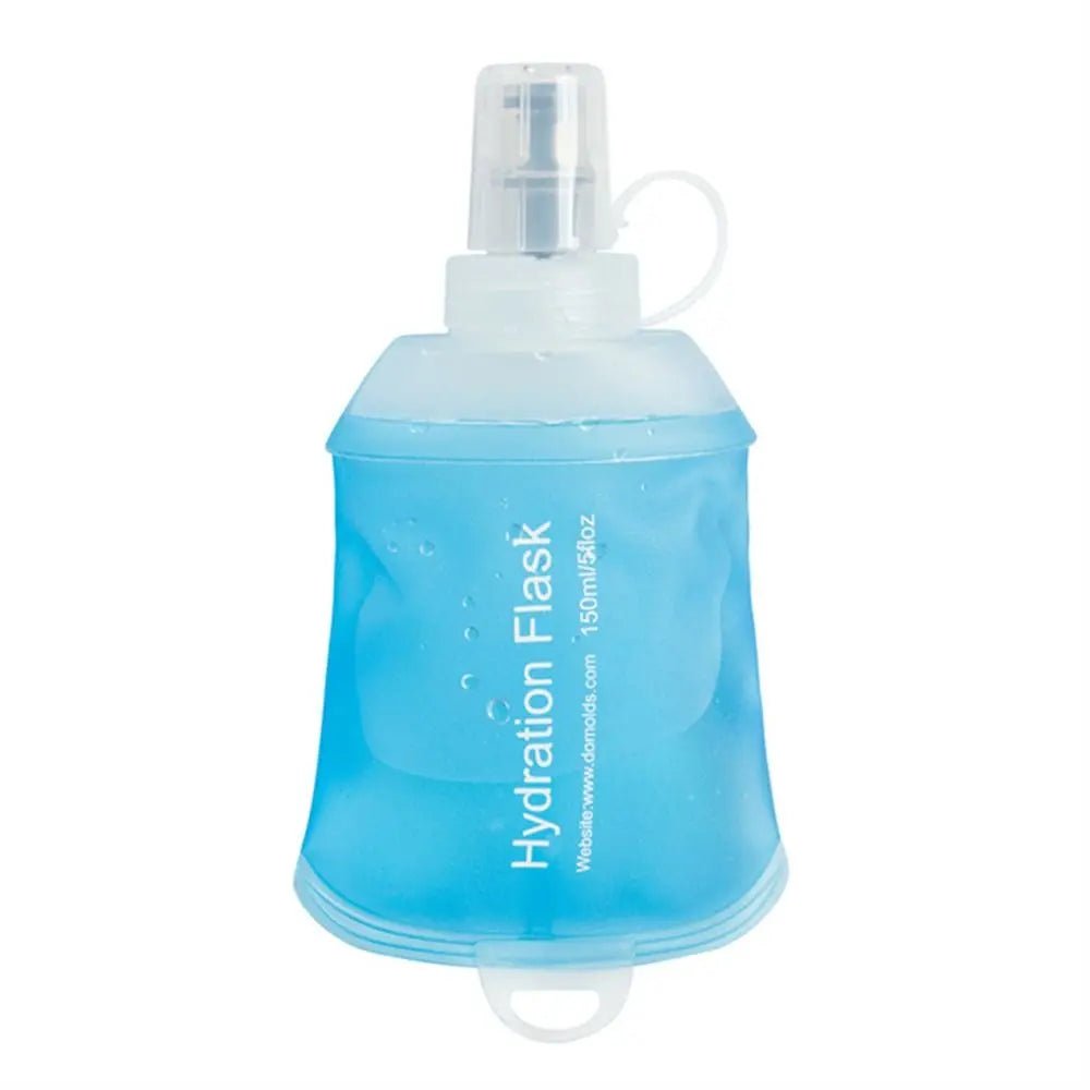Portable TPU Folding Water Bottle Soft Flask Blue Sport Water Bottle Water Bag Collapsible Water Bottle 500ML 250ML 150MLEstaliosFitEstaliosFit183652092;20260421;1776809358x0DH9