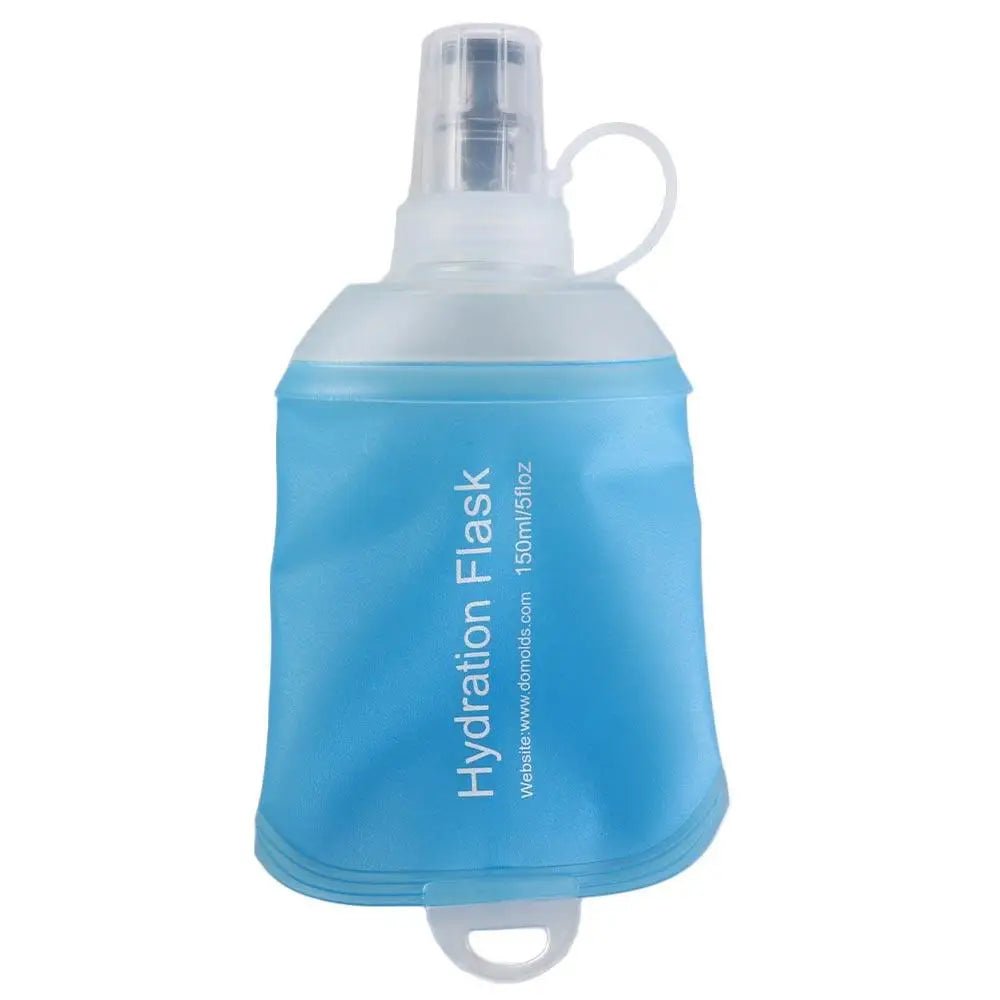 Portable TPU Folding Water Bottle Soft Flask Blue Sport Water Bottle Water Bag Collapsible Water Bottle 500ML 250ML 150MLEstaliosFitEstaliosFit183652092;20260421;1776809358x0DH9