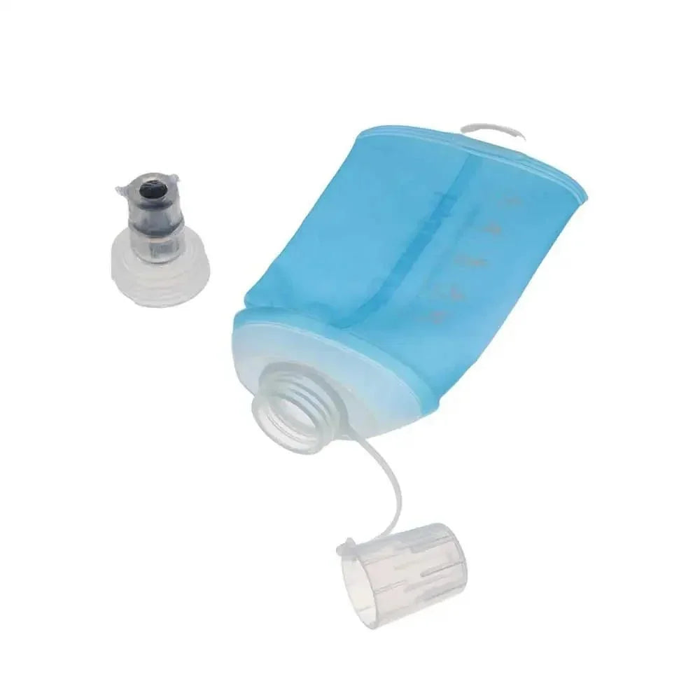Folding Water Bottle - Blue TPU, 150-500ml Sizes