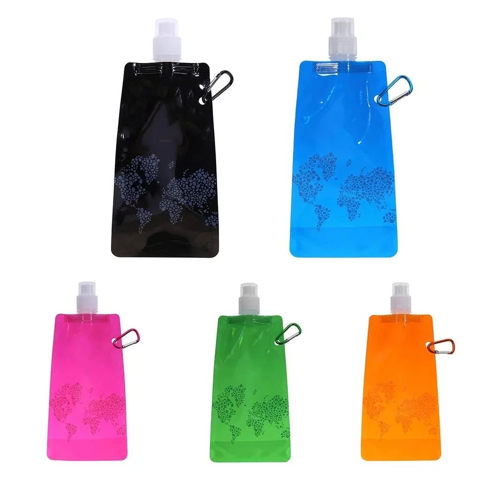 Portable Ultralight Foldable Silicone Folding Water Bottle Water Bag Outdoor Sport Supplies Hiking Camping Soft Flask Water BagEstaliosFitEstaliosFit183652205;20260421;1776809384vppzC