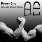Professional Wrist Trainer Strength Exerciser Forearm Strengthener Adjustable Hand Grips Fitness Workout Equipment.