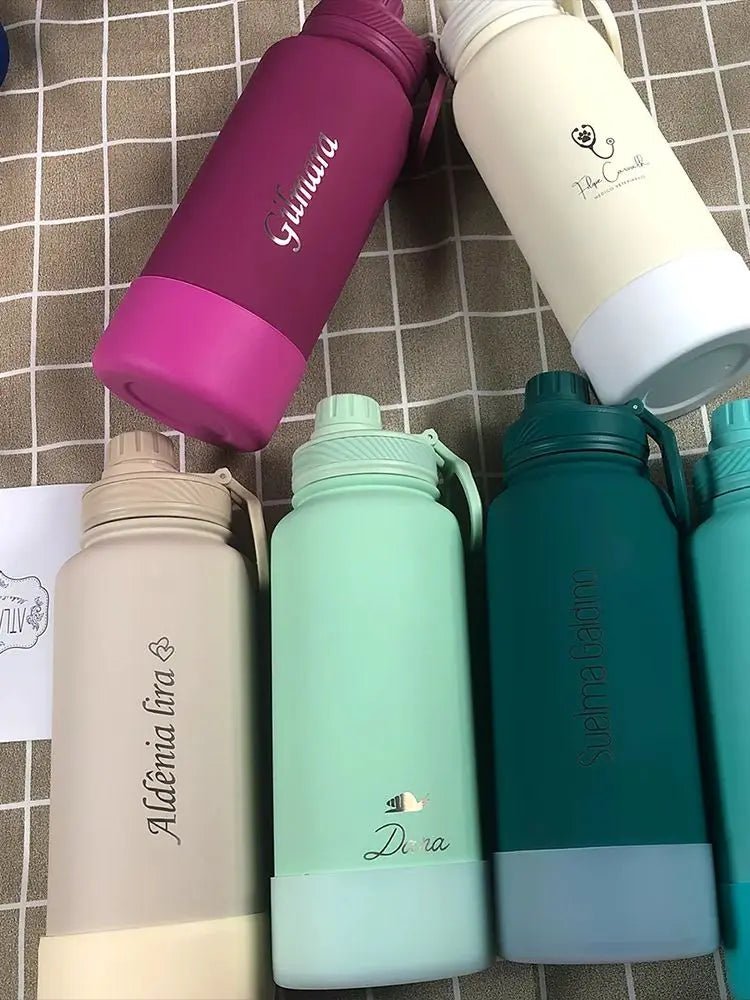 PuraCool Custom Water Bottle | 1000ml Large Capacity Tumbler | Personalized Thermal Flask | Perfect GiftEstaliosFitEstaliosFit183652216;20260421;1776809362KdB88