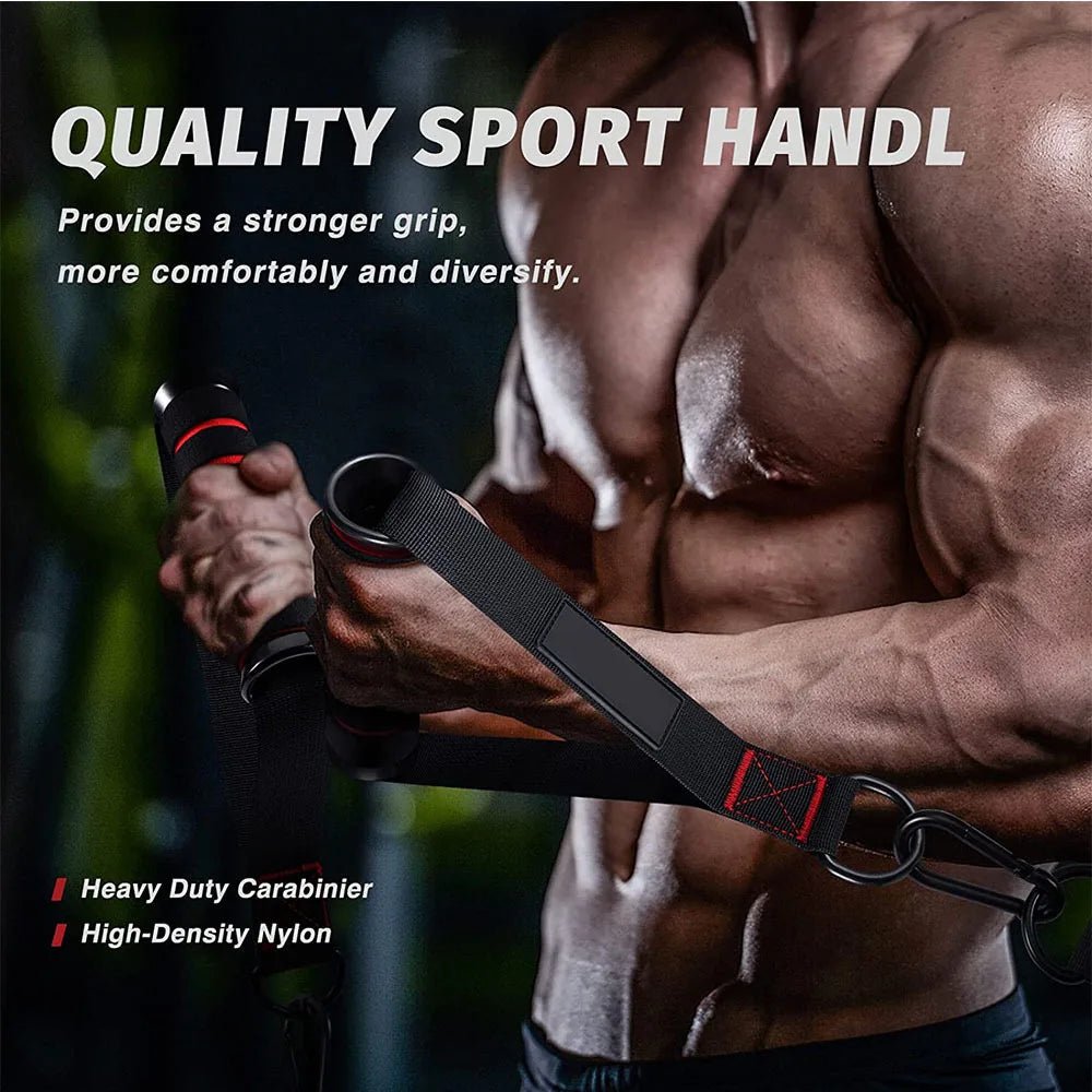 Resistance Bands Handle Bar Attachment Station Fitness Pulley Strap Exercise Home Gym Training Accessories Workout EquipmentsEstaliosFitEstaliosFit184448028;2026057;1778180104RXFMh