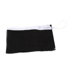 Retractable table tennis net with portable clamp mount