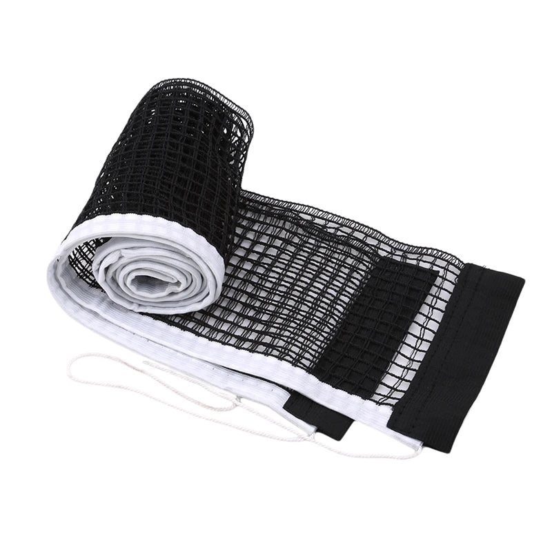 Retractable table tennis net with portable clamp mount
