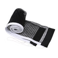 Retractable table tennis net with portable clamp mount