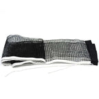 Retractable table tennis net with portable clamp mount