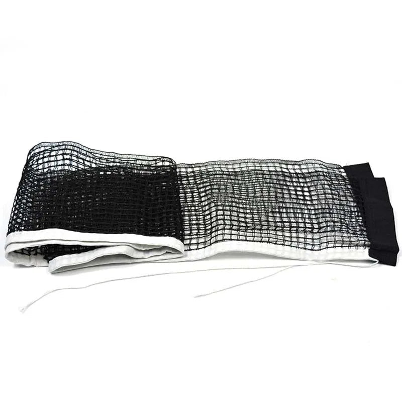 Retractable table tennis net with portable clamp mount
