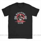 Retro God Of War Kratos Gym Workout Bodybuilding T Shirt Spartan warrior Fitness Graphic Clothes 100% Cotton All size tops S - 6XLEstaliosFitEstaliosFit184449908;2026057;1778180417X8T1l