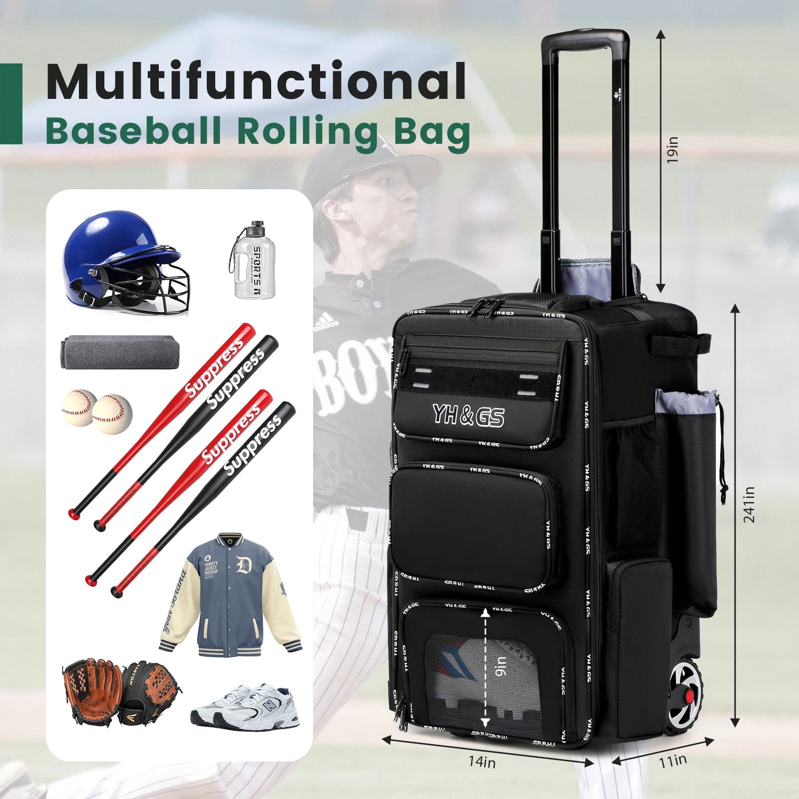 Rolling Baseball Sports Trolley Bag with Bat StorageEstaliosFitEstaliosFit184218368;2026052;17777036181CuQb