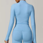 Seamless Long Sleeve Zip Yoga Jacket for ActivewearEstaliosFitEstaliosFit184217895;2026052;1777703475UKlOq