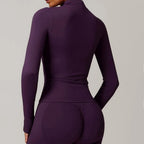 Seamless Long Sleeve Zip Yoga Jacket for ActivewearEstaliosFitEstaliosFit184217895;2026052;1777703475UKlOq