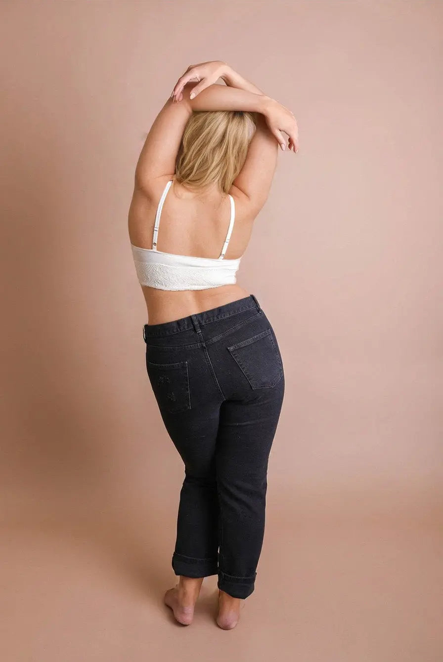 Plus – Size Brami Top – Seamless Padded Texture