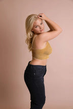 Plus – Size Brami Top – Seamless Padded Texture