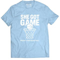 She Got Game - T-Shirt - Light BlueBigger Than BasketballEstaliosFitsku-50786057552169