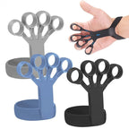 Silicone Hand Grip Device Finger Exercise Hand Strengthener Stretcher Hand Trainer Rehabilitation Training Equipment Muscle Tool.