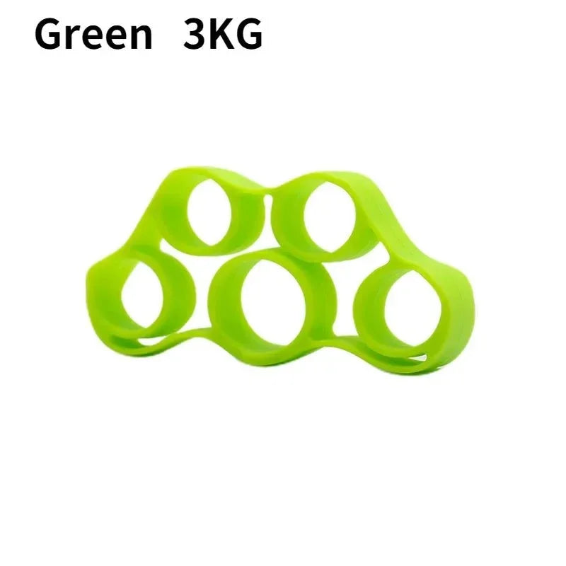 Silicone Hand Grip Device Finger Exercise Hand Strengthener Stretcher Hand Trainer Rehabilitation Training Equipment Muscle Tool.